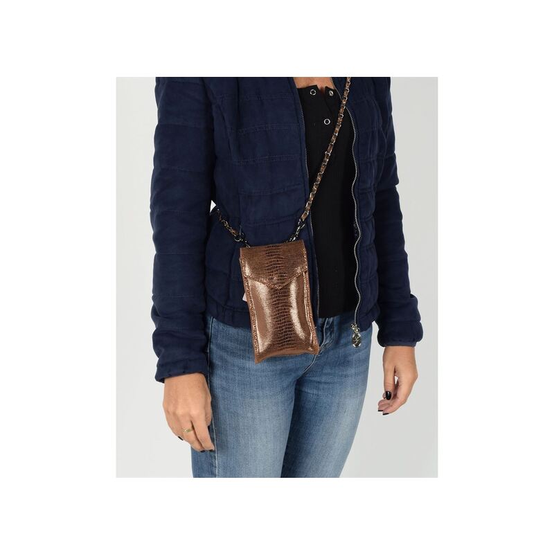 POCHETTE BANDOULIERE ELISA HE2002 Bronze, Pochettes Charlay Stone
