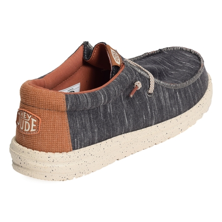 WALLY JERSEY Anthracite, Slip-On HeyDude
