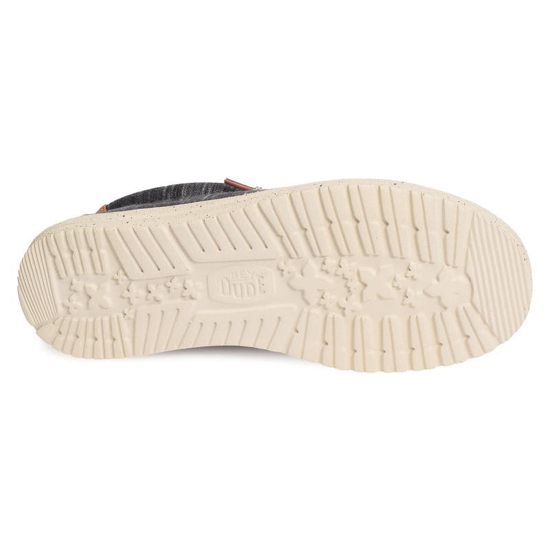 WALLY JERSEY Anthracite, Slip-On HeyDude