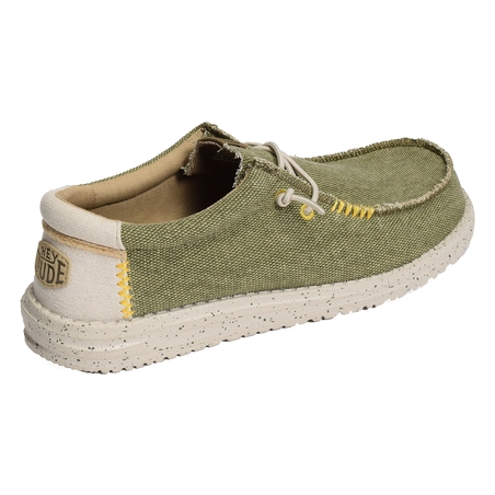 WALLY COASTLINE JUTE Olive, Slip-On HeyDude