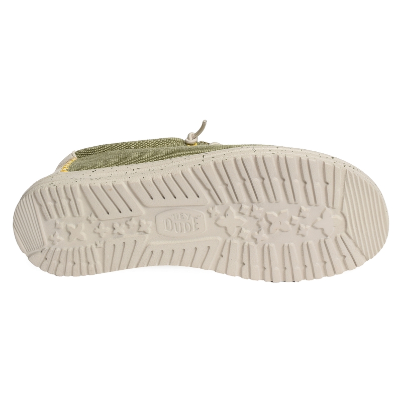 WALLY COASTLINE JUTE Olive, Slip-On HeyDude