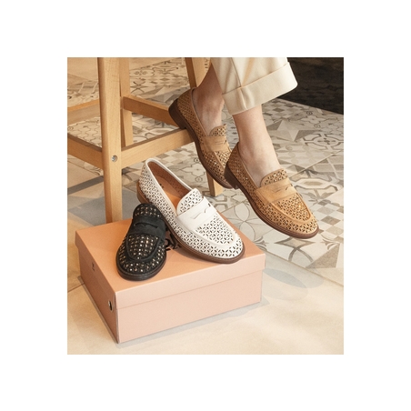 BARITO Camel, Mocassins Mam'zelle
