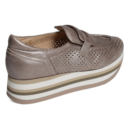 CHER Taupe, Mocassins Softwaves