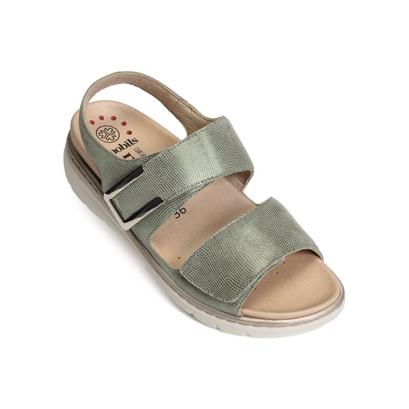 LALIA Kaki, Sandales compensées Mephisto