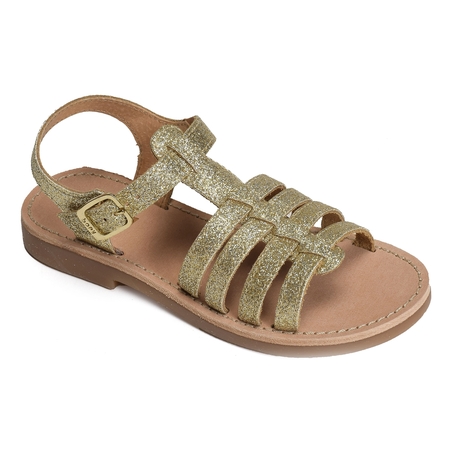 ELIBRAVO Or, Sandales plates & Nu-Pieds Bopy