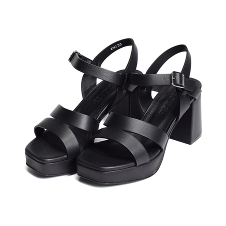 JULIETTE 5 Noir, Nu-Pieds à talon Free Lance