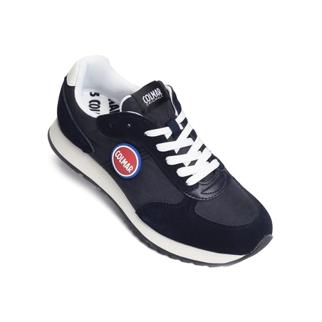TRAVIS ONE Marine Blanc, Baskets running Colmar