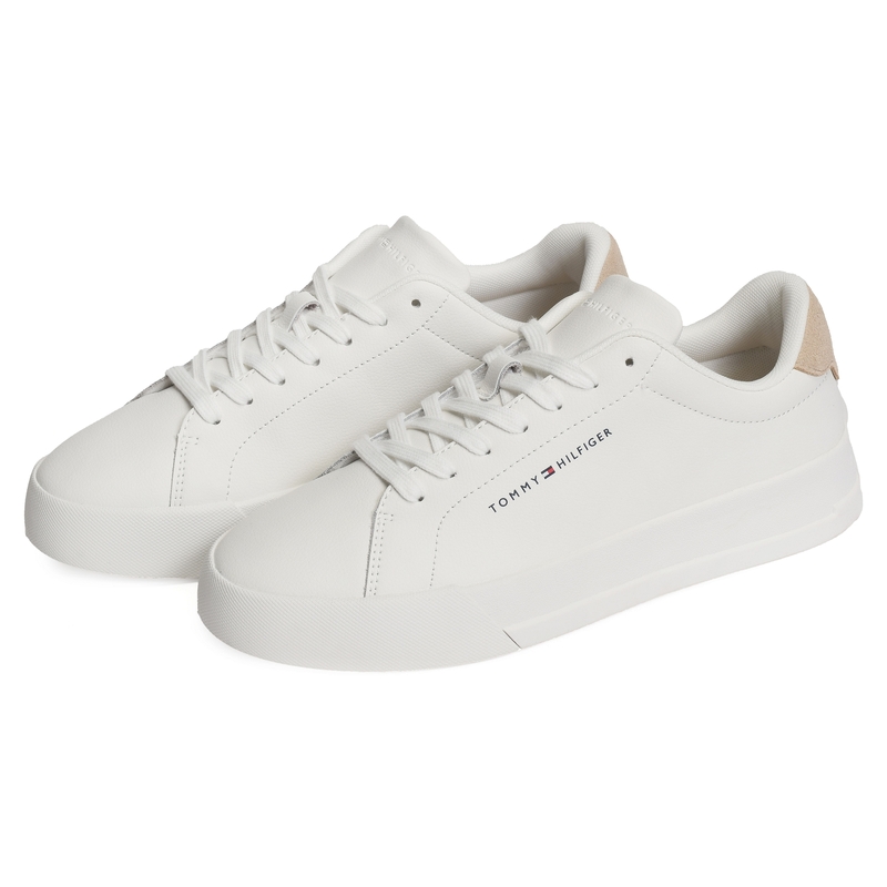TH COURT LTH 5367 Ecru, Sneakers basses Tommy Hilfiger