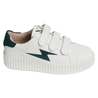VICKY Blanc Vert, Sneakers basses Vanessa Wu