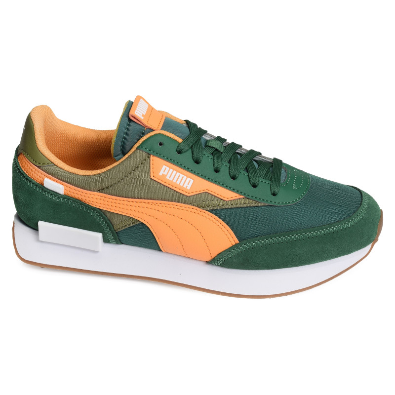 FUTURE RIDER PLAY ON Vert Orange, Sneakers basses Puma
