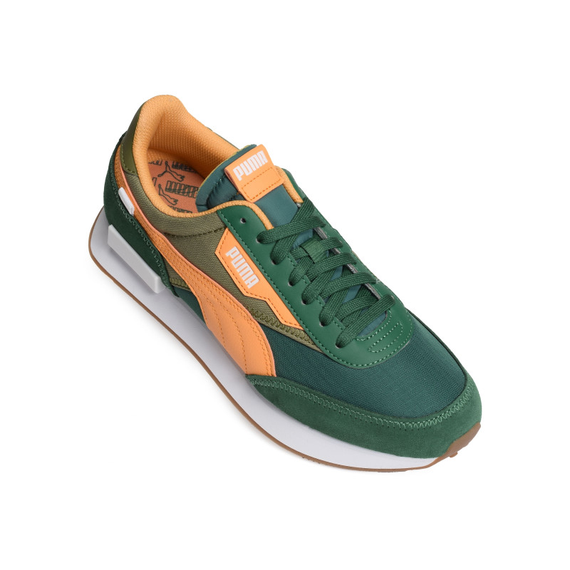 FUTURE RIDER PLAY ON Vert Orange, Sneakers basses Puma