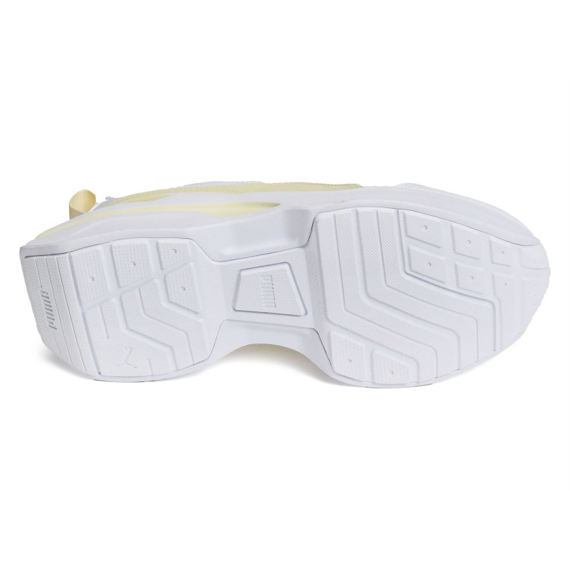 KOSMO RIDER TECH Blanc Jaune, Baskets running Puma