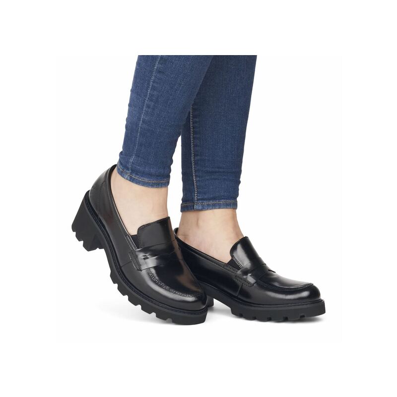 D0A00 Noir, Mocassins Remonte