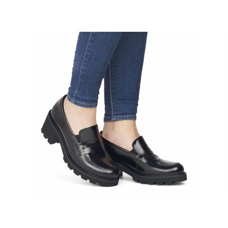 D0A00 Noir, Mocassins Remonte
