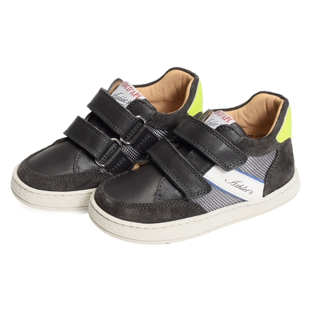 MOUSSE EASY RANCING VELCRO Gris, Chaussures à Scratch Pom d'Api