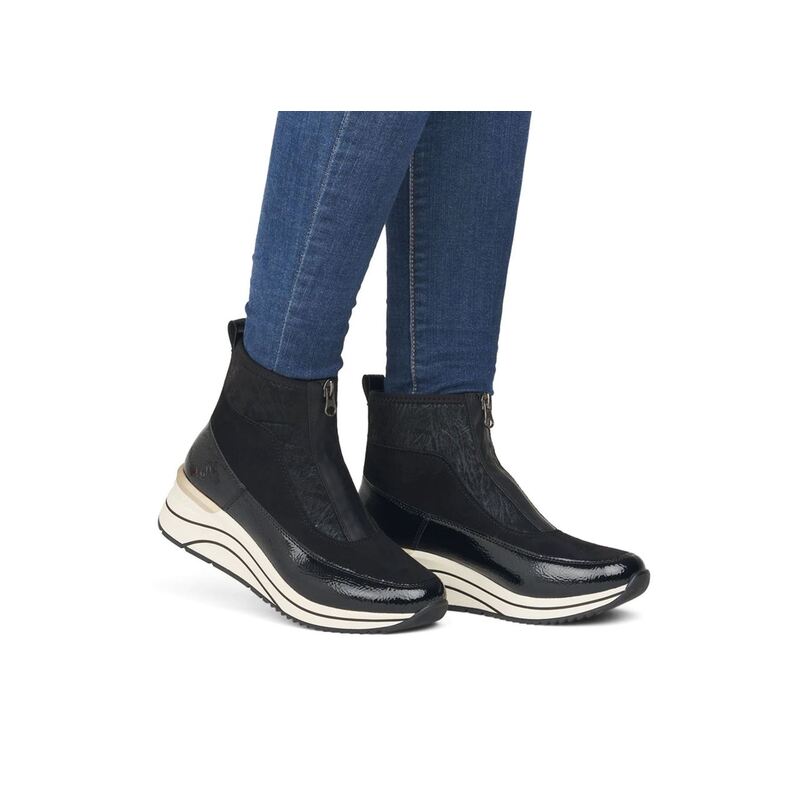 D0T71 Noir, Baskets montantes Remonte