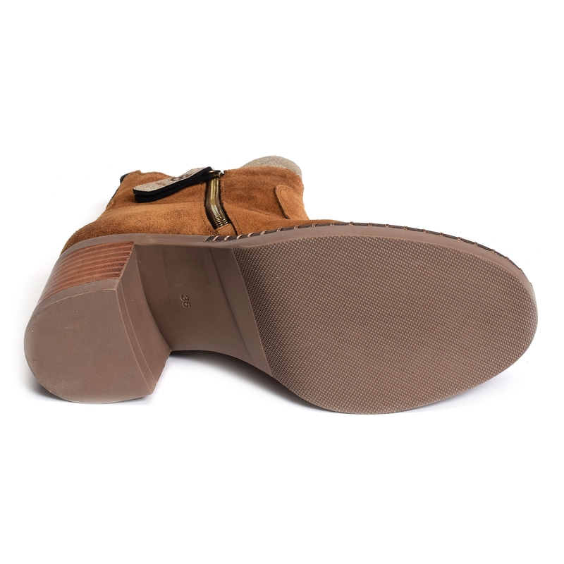 FAUSTIN Marron, Bottines MKD