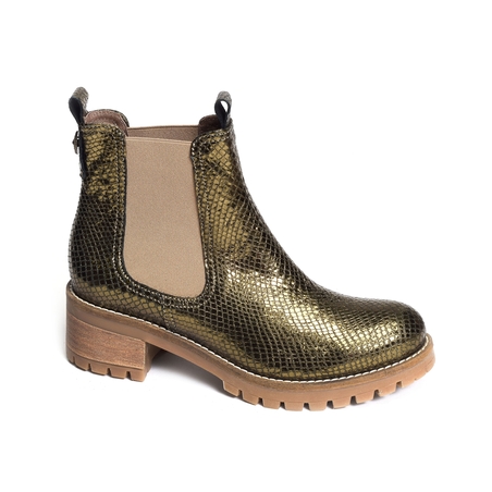 HALIMA Olive, Chelsea boots Minka