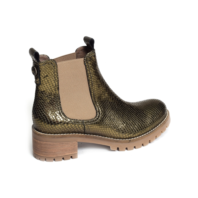HALIMA Olive, Chelsea boots Minka