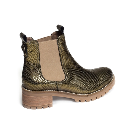 HALIMA Olive, Chelsea boots Minka