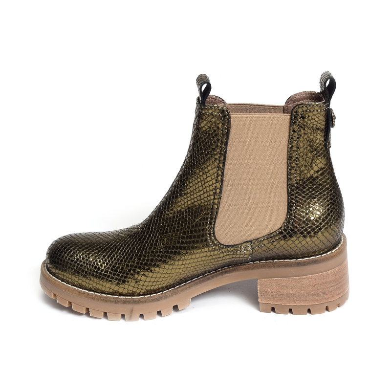 HALIMA Olive, Chelsea boots Minka