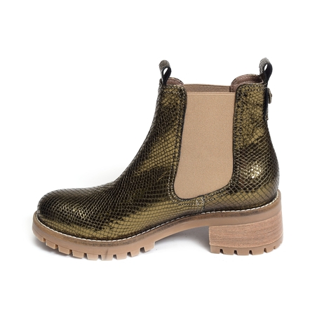 HALIMA Olive, Chelsea boots Minka
