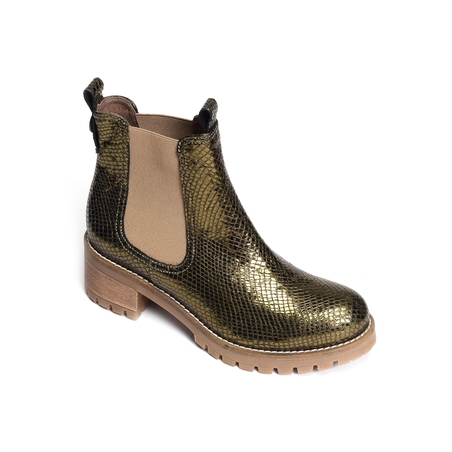 HALIMA Olive, Chelsea boots Minka