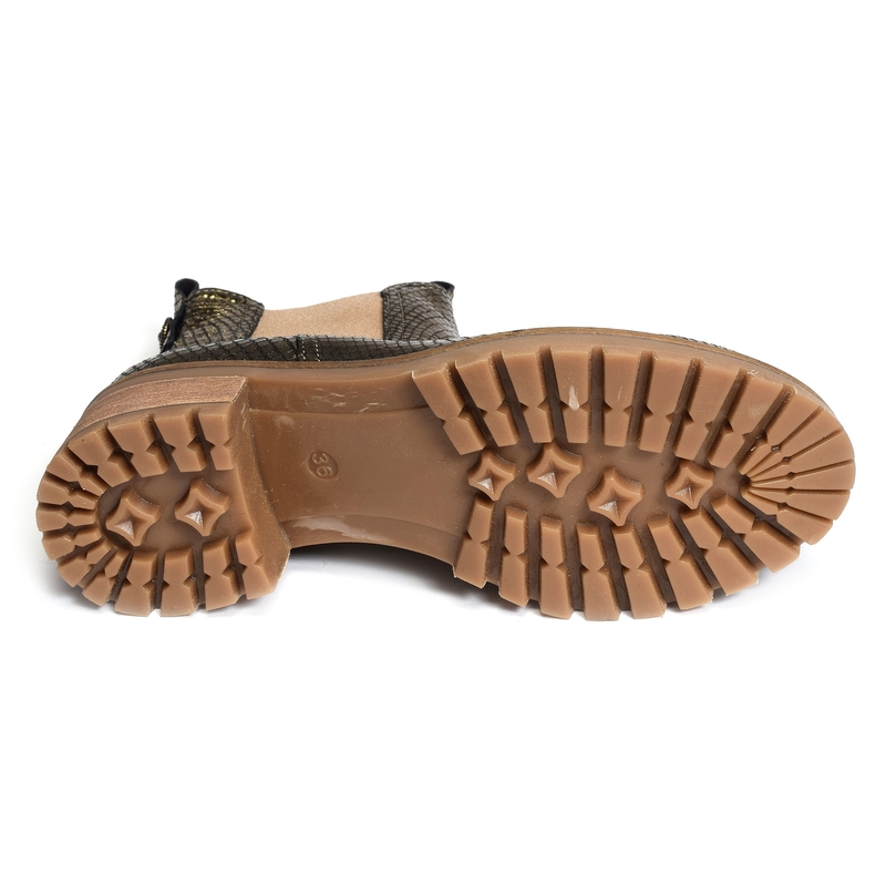 HALIMA Olive, Chelsea boots Minka