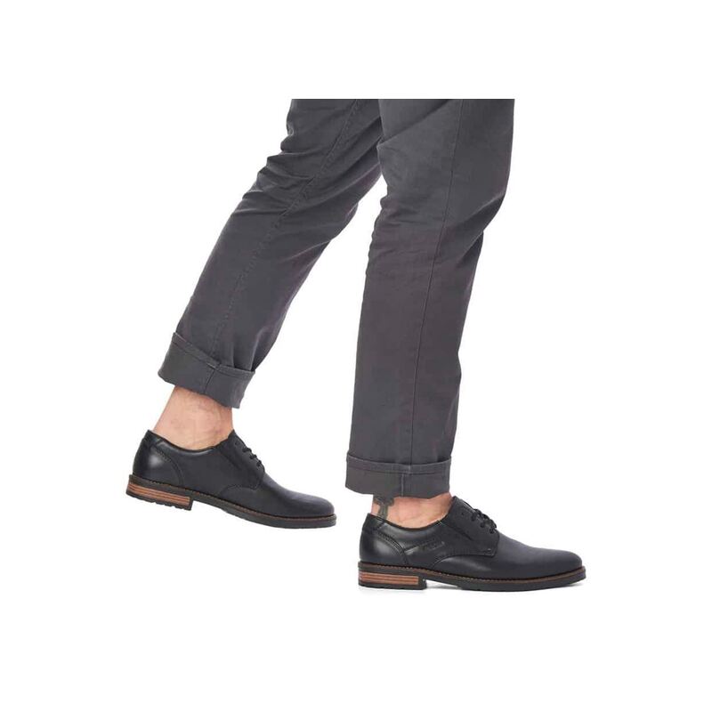 14621 Noir, Chaussures de Ville Rieker