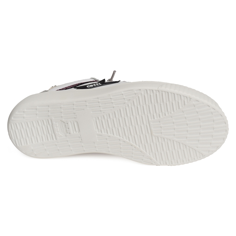 C1352 XL W Blanc Argent, Baskets montantes Cetti