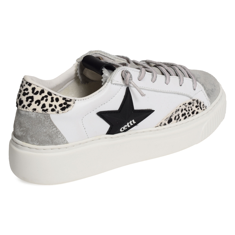 C1342 XL W Blanc Argent, Sneakers basses Cetti