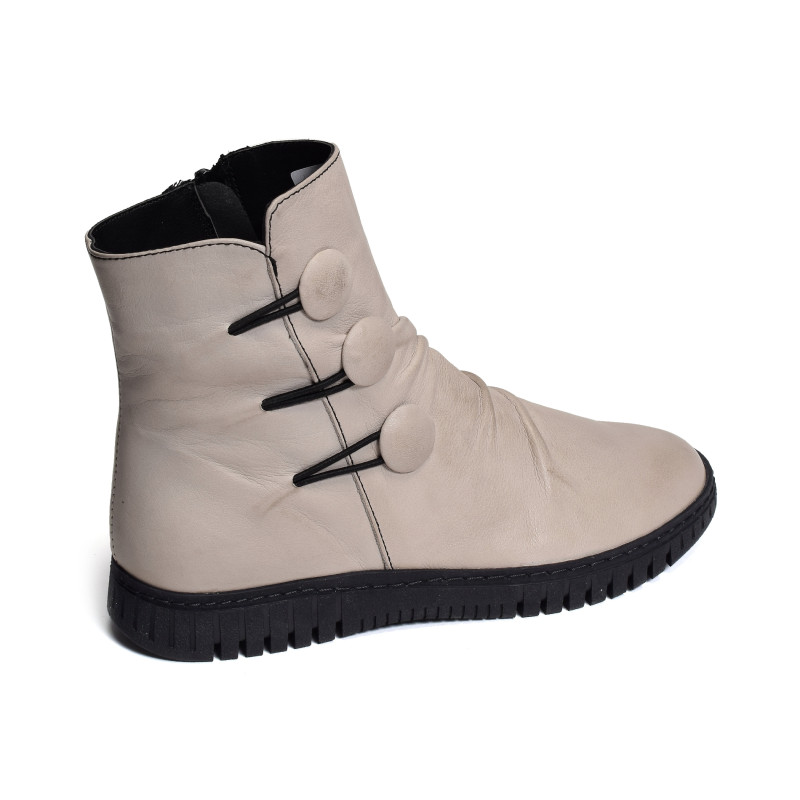 FELIN Ecru, Bottines Madory