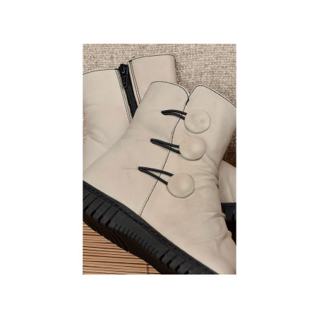 FELIN Ecru, Bottines Madory