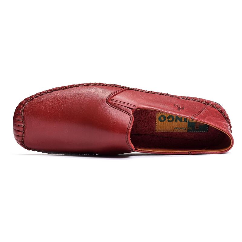 NIZA DINGO 612 Rouge, Mocassins Fluchos