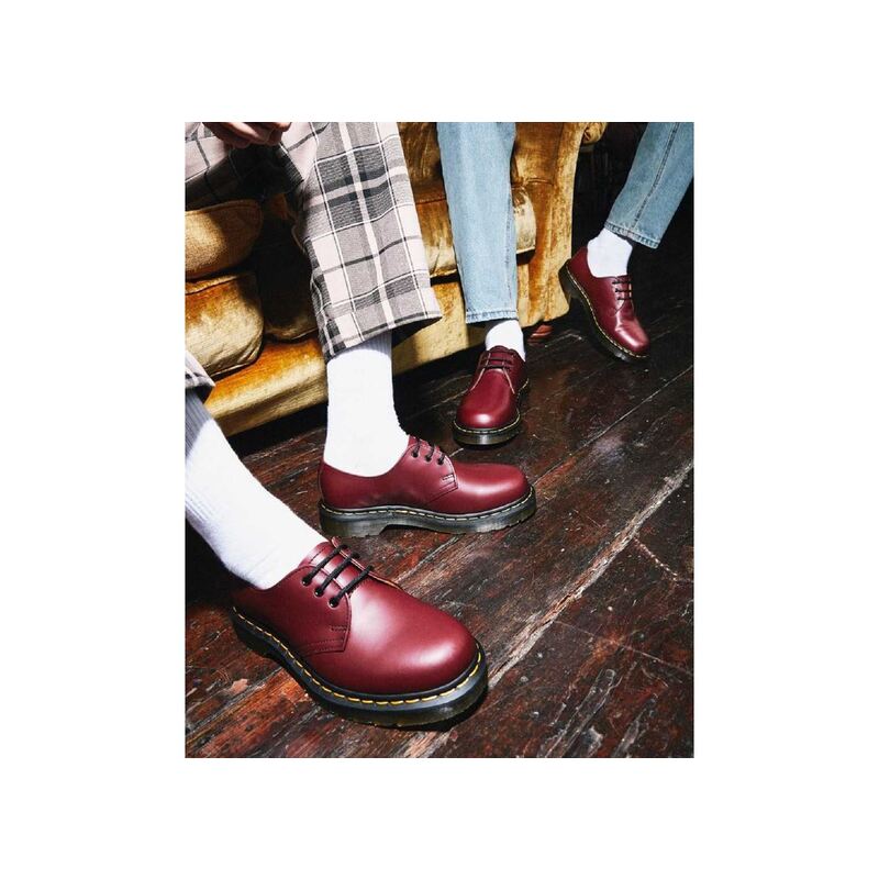 1461 SMOOTH Bordeaux, Derbies Dr Martens