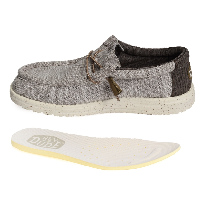 WALLY STRETCH Beige, Slip-On HeyDude