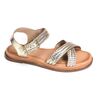 YSA 23 Gold, Sandales plates Atelier tropezien
