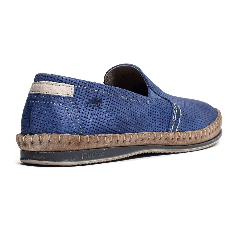BAHAMAS 8674 Bleu, Mocassins Fluchos