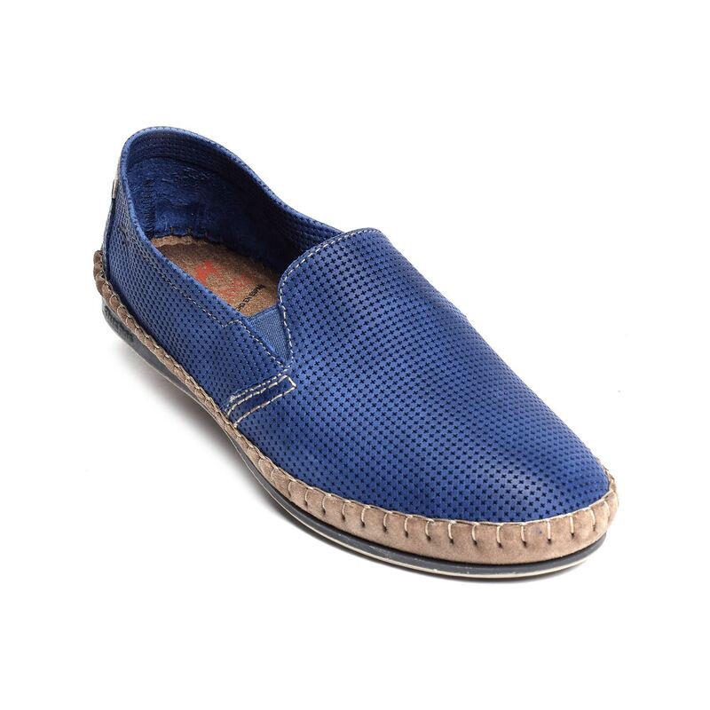 BAHAMAS 8674 Bleu, Mocassins Fluchos