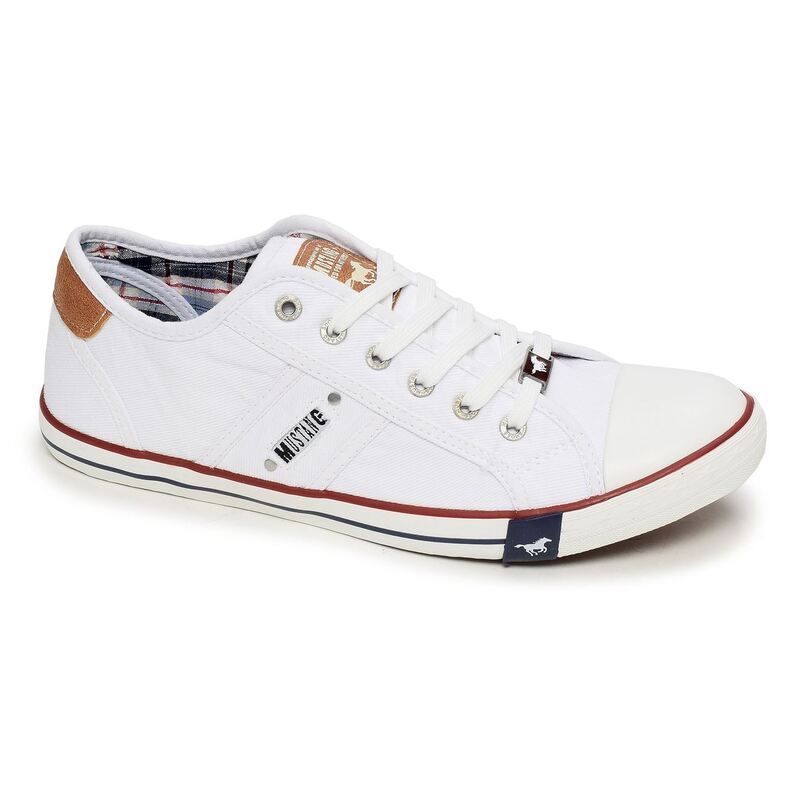 4058305 Blanc, Chaussures basses Mustang