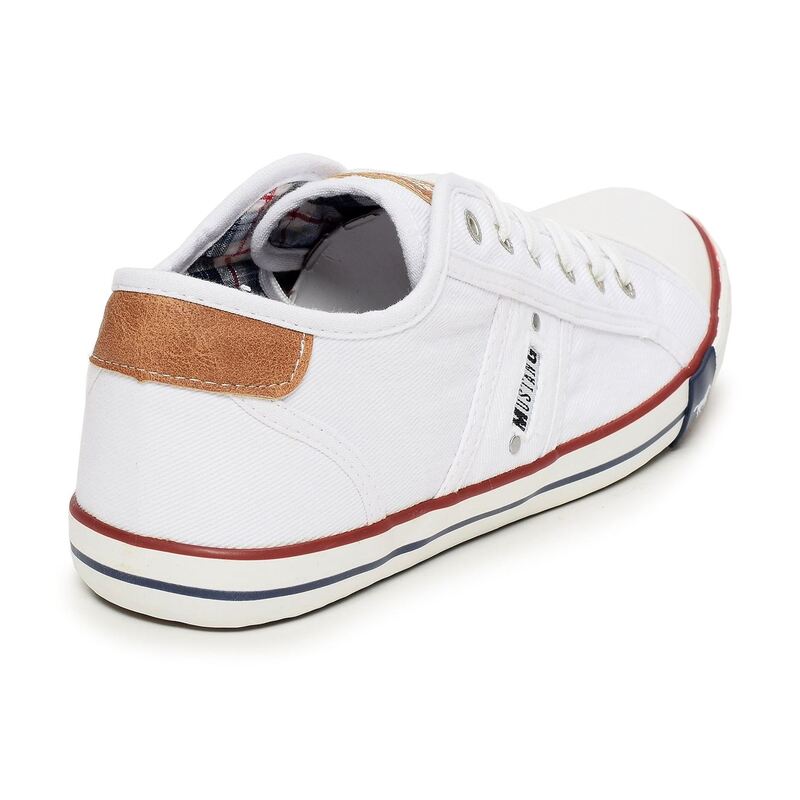 4058305 Blanc, Chaussures basses Mustang