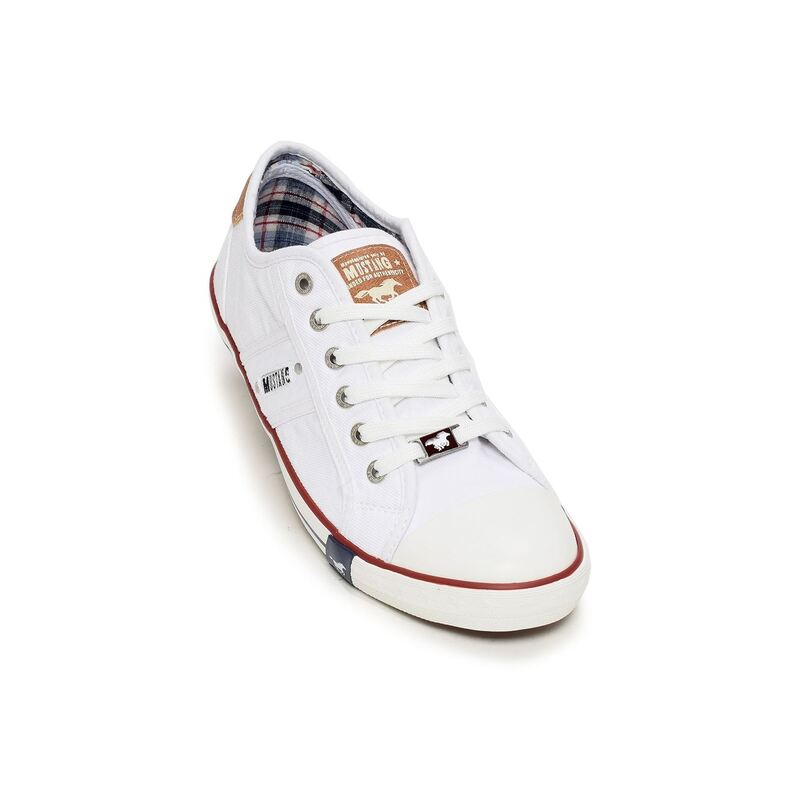 4058305 Blanc, Chaussures basses Mustang