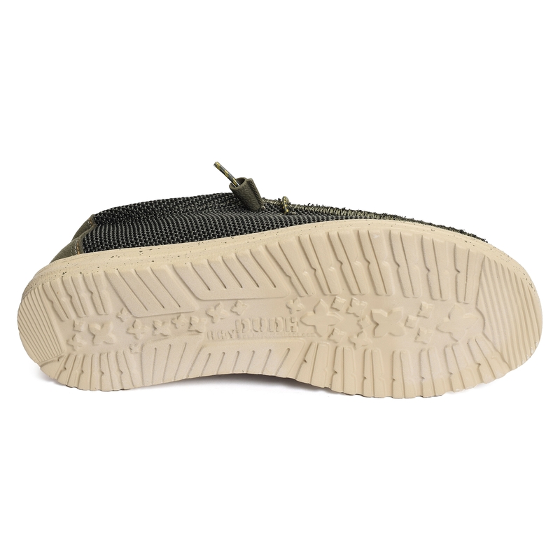 WALLY SOX Kaki, Slip-On HeyDude