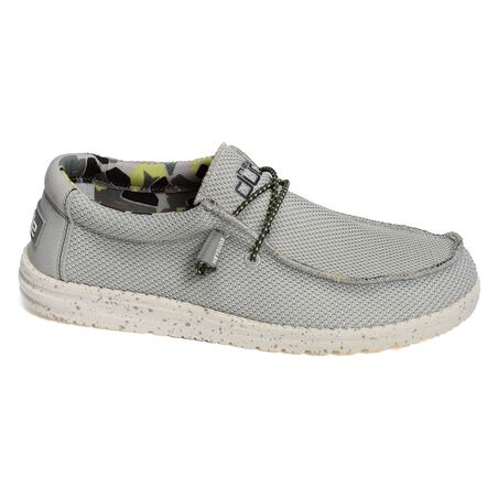 WALLY SOX Gris Clair, Slip-On HeyDude