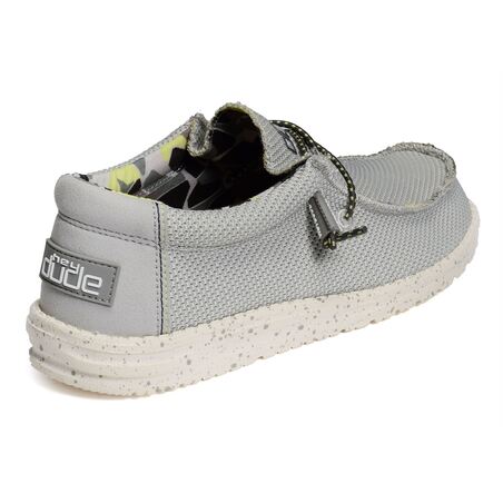 WALLY SOX Gris Clair, Slip-On HeyDude