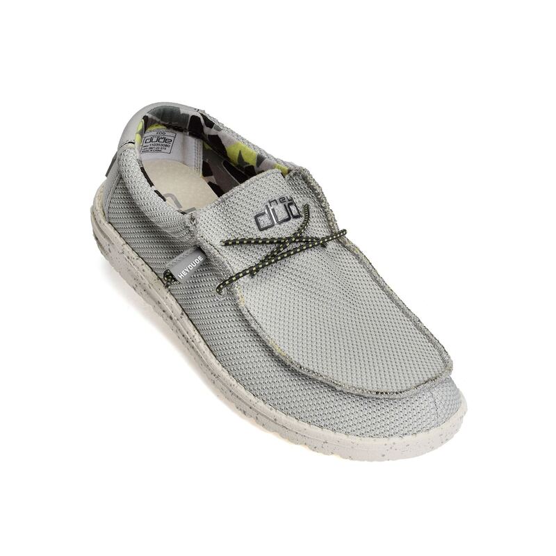 WALLY SOX Gris Clair, Slip-On HeyDude