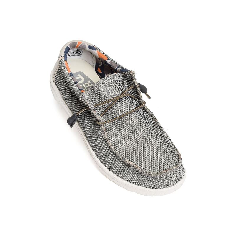 WALLY SOX Gris Bleu, Slip-On HeyDude