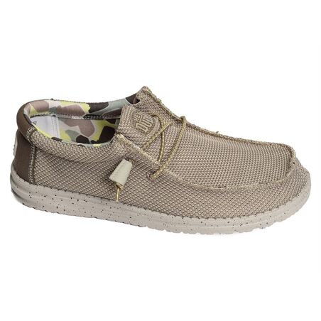 WALLY SOX Camel, Slip-On HeyDude