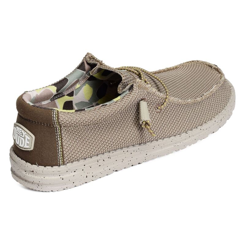 WALLY SOX Camel, Slip-On HeyDude