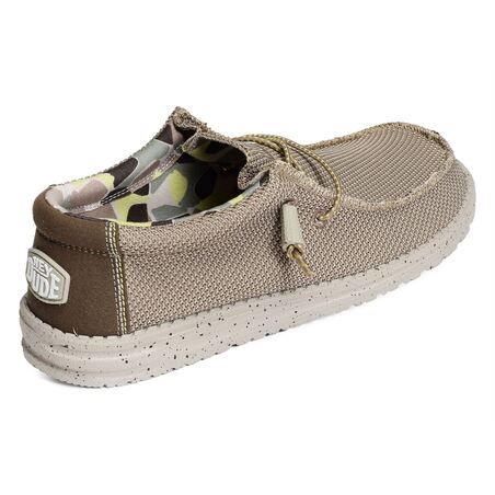 WALLY SOX Camel, Slip-On HeyDude